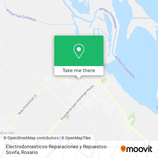 Electrodomesticos-Reparaciones y Repuestos-Sovifa map