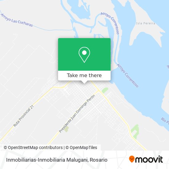 Mapa de Inmobiliarias-Inmobiliaria Malugani