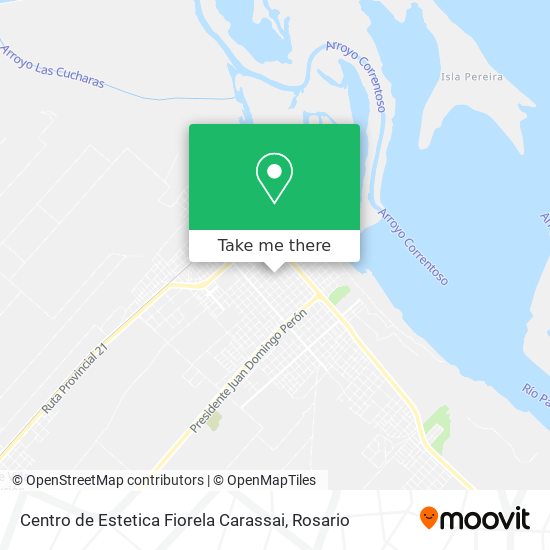 Mapa de Centro de Estetica Fiorela Carassai