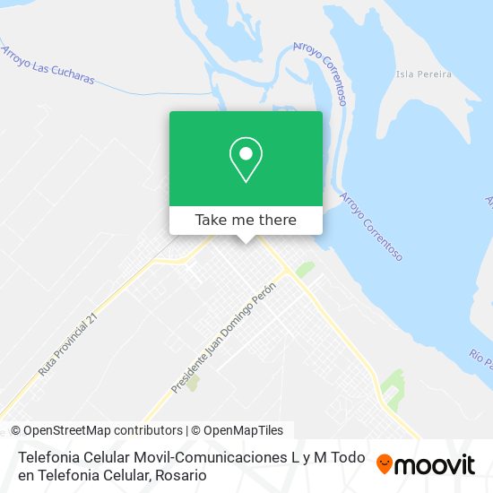 Mapa de Telefonia Celular Movil-Comunicaciones L y M Todo en Telefonia Celular