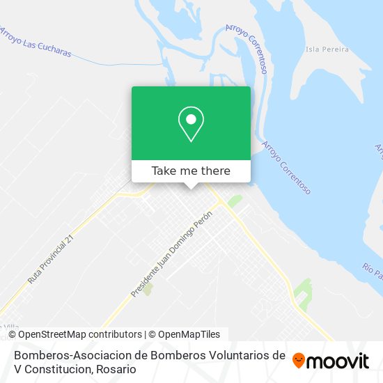 Mapa de Bomberos-Asociacion de Bomberos Voluntarios de V Constitucion