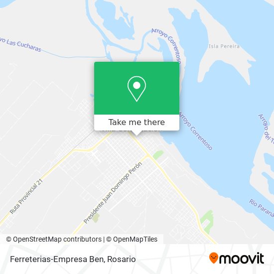 Mapa de Ferreterias-Empresa Ben