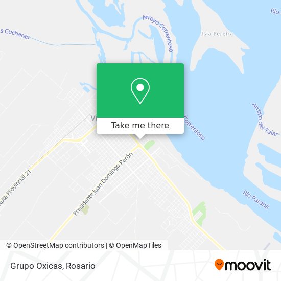 Mapa de Grupo Oxicas