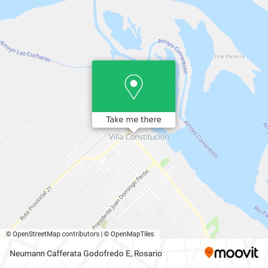 Mapa de Neumann Cafferata Godofredo E