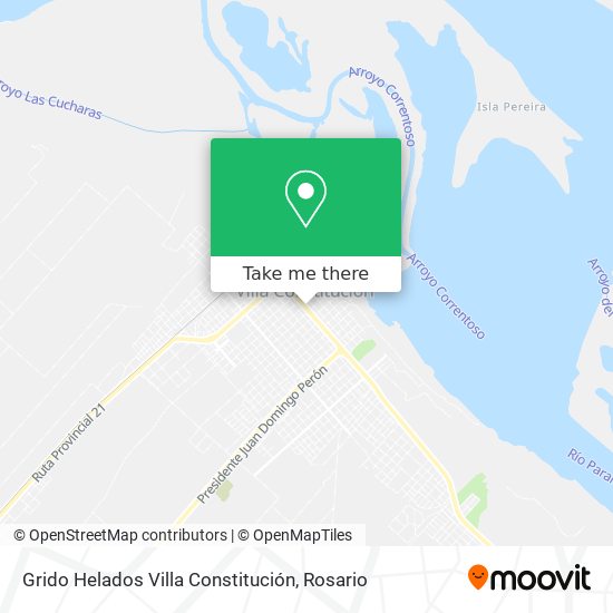 Grido Helados Villa Constitución map