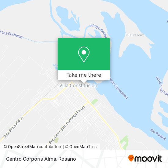 Mapa de Centro Corporis Alma