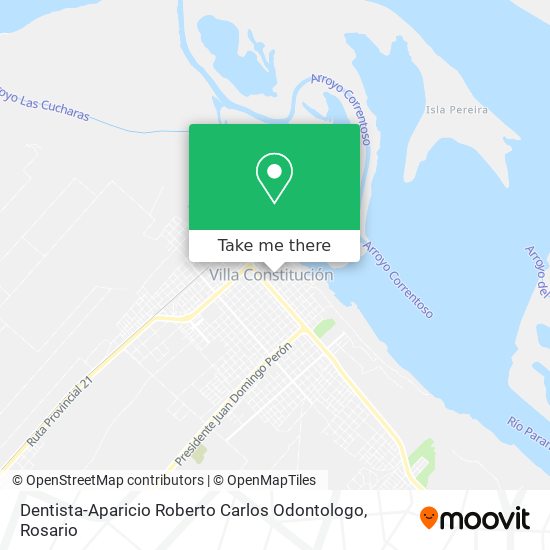 Dentista-Aparicio Roberto Carlos Odontologo map