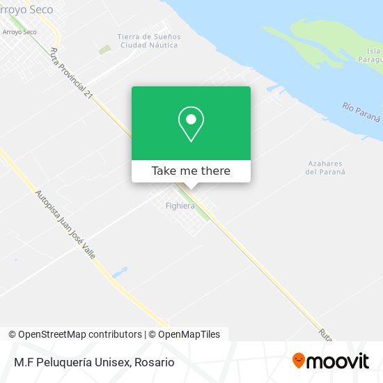 M.F Peluquería Unisex map