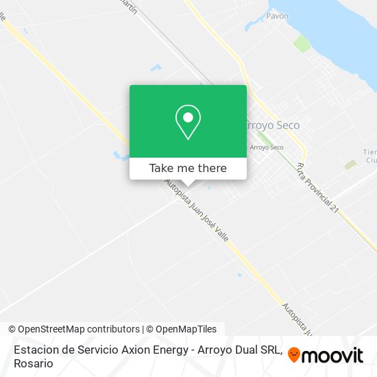 Estacion de Servicio Axion Energy - Arroyo Dual SRL map