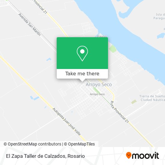 Mapa de El Zapa Taller de Calzados