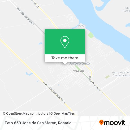 Mapa de Eetp 650 José de San Martín