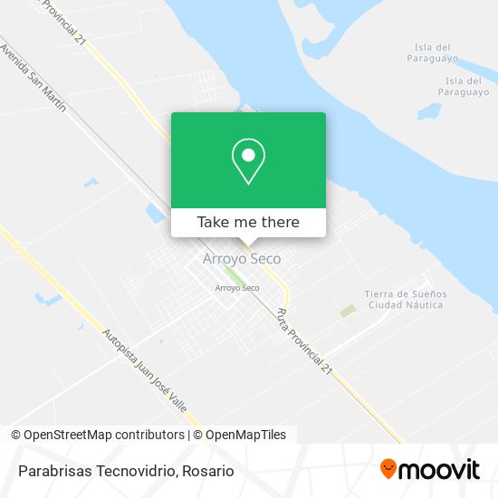 Parabrisas Tecnovidrio map