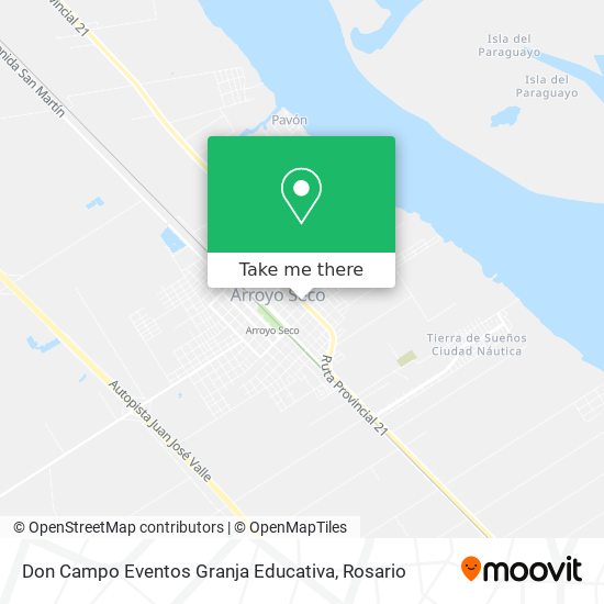 Don Campo Eventos Granja Educativa map