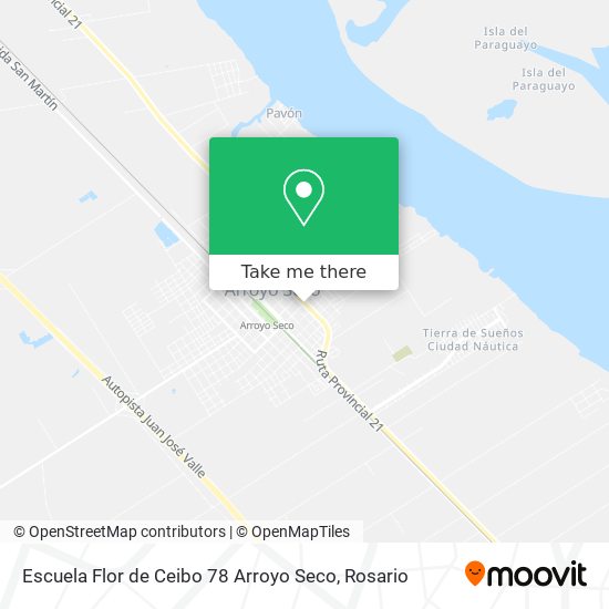 Escuela Flor de Ceibo 78 Arroyo Seco map