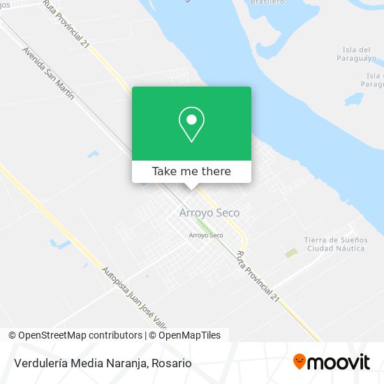 Mapa de Verdulería Media Naranja