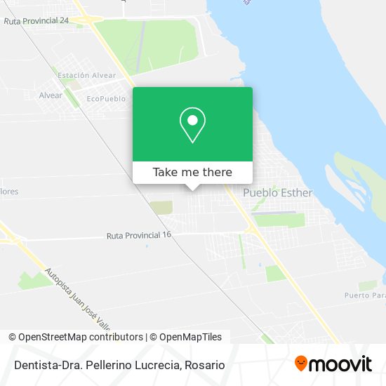 Mapa de Dentista-Dra. Pellerino Lucrecia