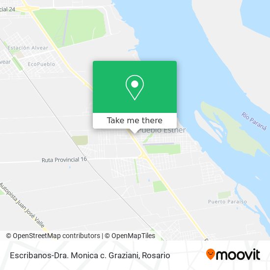 Mapa de Escribanos-Dra. Monica c. Graziani