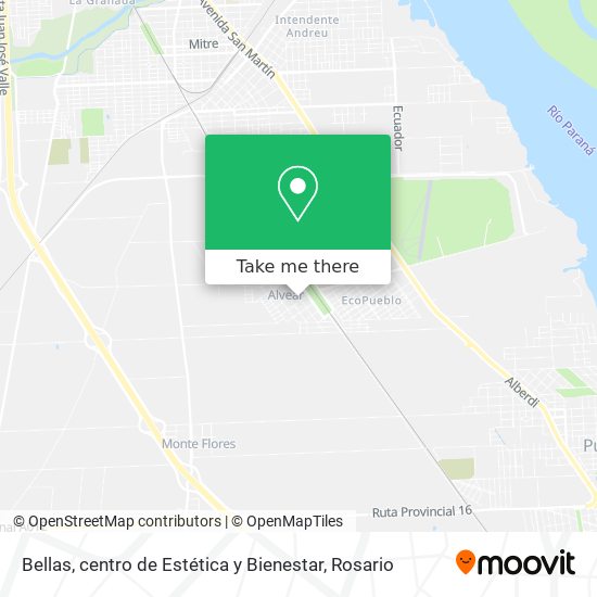Bellas, centro de Estética y Bienestar map