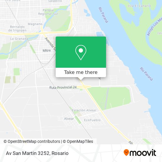 Mapa de Av San Martin 3252