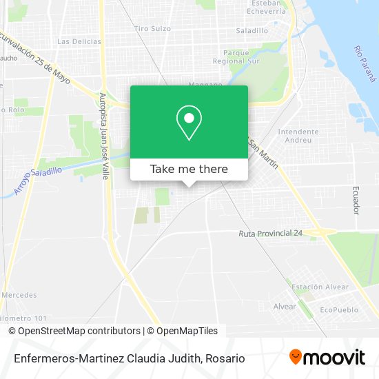 Enfermeros-Martinez Claudia Judith map