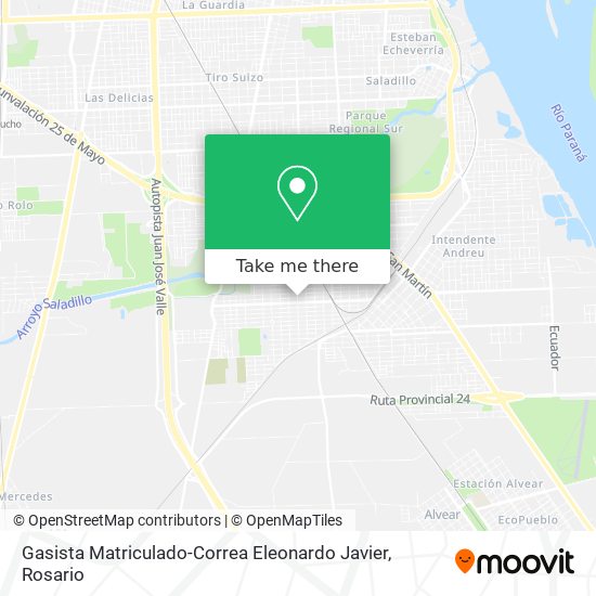 Gasista Matriculado-Correa Eleonardo Javier map