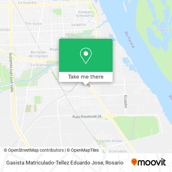 Gasista Matriculado-Tellez Eduardo Jose map