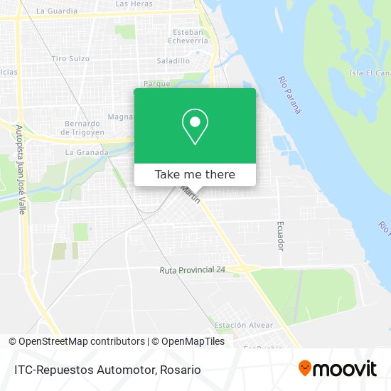 ITC-Repuestos Automotor map