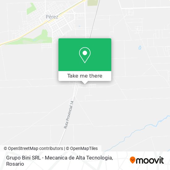 Grupo Bini SRL - Mecanica de Alta Tecnologia map