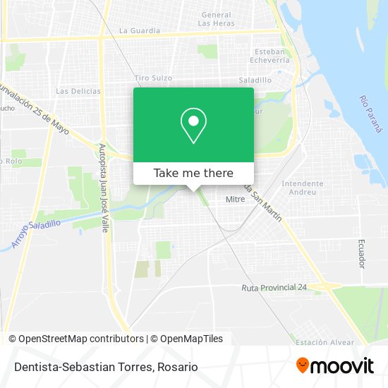 Mapa de Dentista-Sebastian Torres