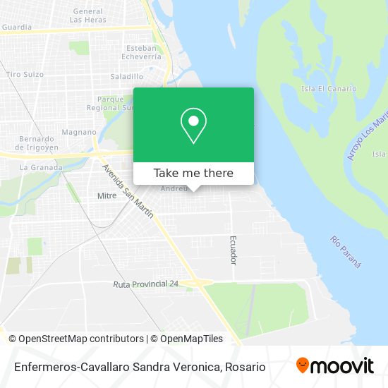 Enfermeros-Cavallaro Sandra Veronica map