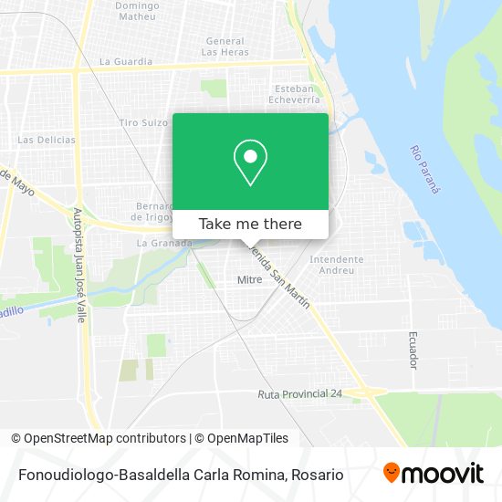 Fonoudiologo-Basaldella Carla Romina map
