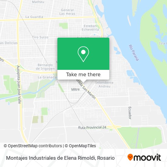 Mapa de Montajes Industriales de Elena Rimoldi