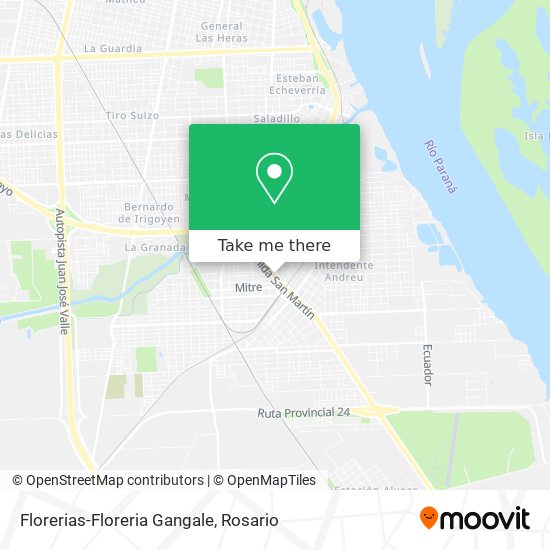 Florerias-Floreria Gangale map