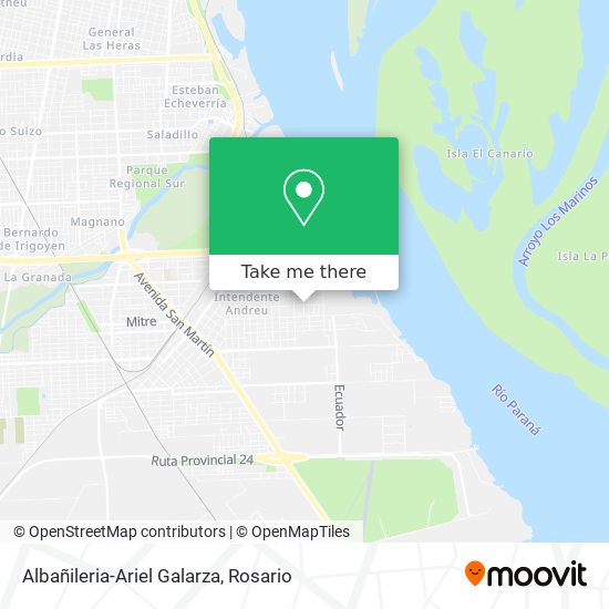 Albañileria-Ariel Galarza map