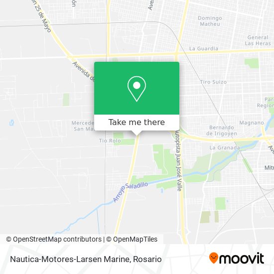 Nautica-Motores-Larsen Marine map
