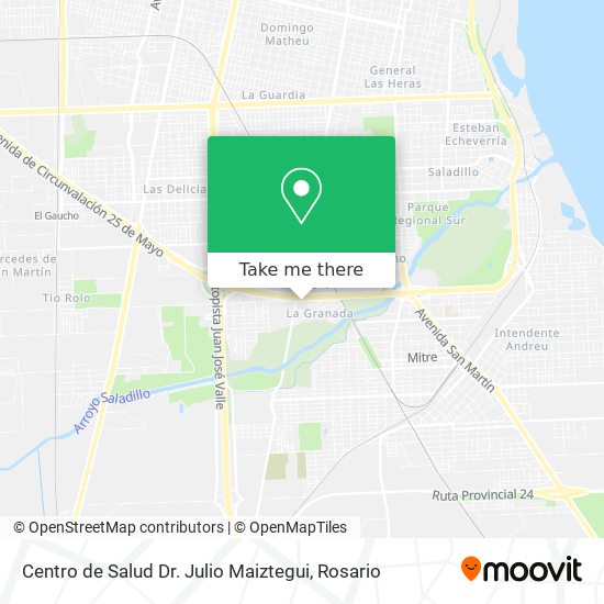 Centro de Salud Dr. Julio Maiztegui map