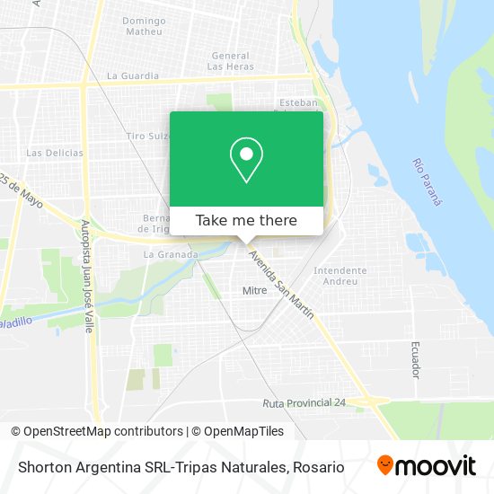 Shorton Argentina SRL-Tripas Naturales map