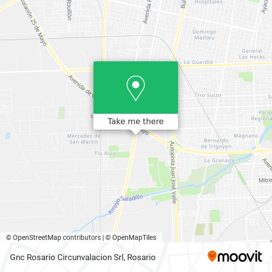 Gnc Rosario Circunvalacion Srl map