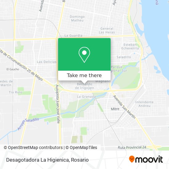 Desagotadora La Higienica map