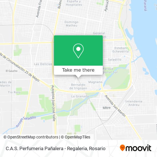 C.A.S. Perfumeria Pañalera - Regaleria map