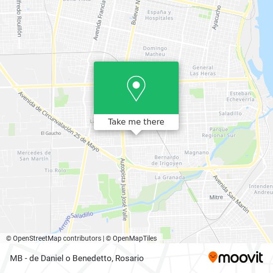 MB - de Daniel o Benedetto map