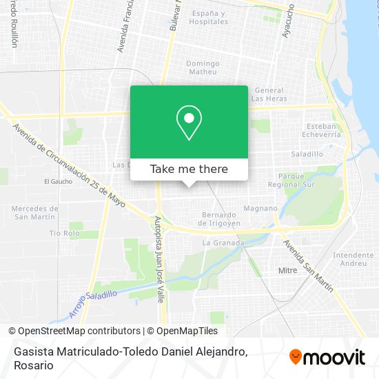 Gasista Matriculado-Toledo Daniel Alejandro map