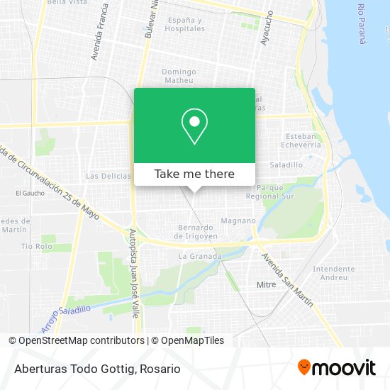 Mapa de Aberturas Todo Gottig