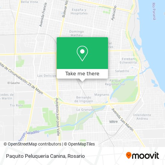 Paquito Peluqueria Canina map