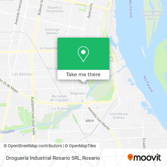 Droguería Industrial Rosario SRL map