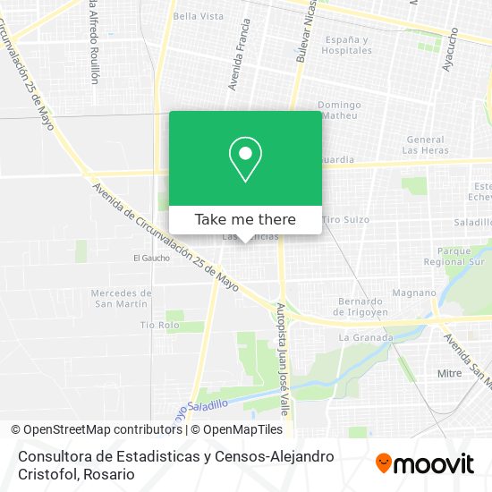 Consultora de Estadisticas y Censos-Alejandro Cristofol map