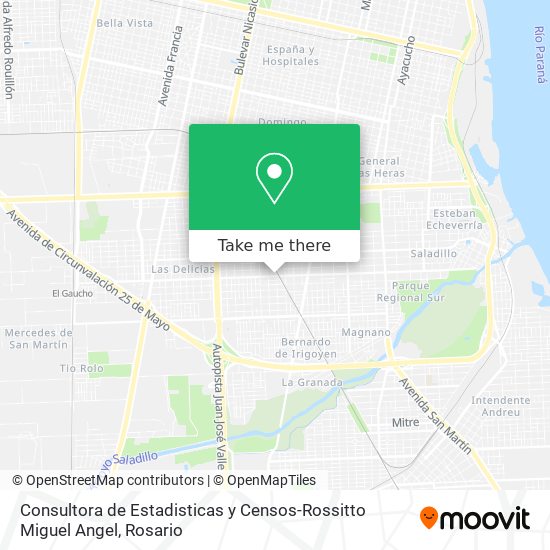 Consultora de Estadisticas y Censos-Rossitto Miguel Angel map