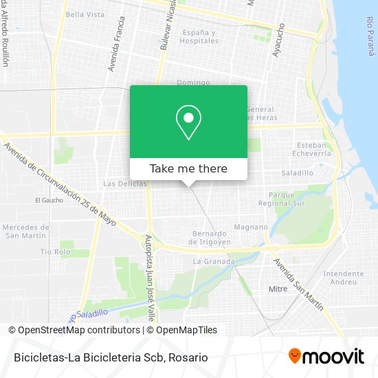 Mapa de Bicicletas-La Bicicleteria Scb