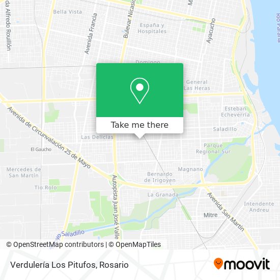 Verdulería Los Pitufos map