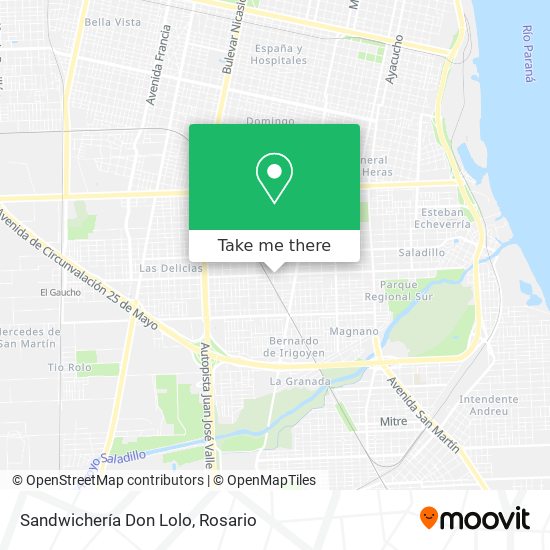 Sandwichería Don Lolo map